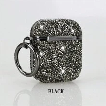 Rhinestone AirPods Pro 2 Protective Case With Ring Buckle, Compatible With Apple AirPods 1st/2nd/3rd Generation Wireless Bluetooth Earphone Case, Bling Crystal Hard Shell Cover For Women - Multicolor - View 25