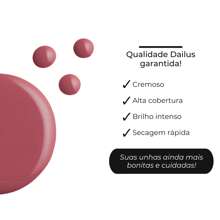 Kit Esmalte Dailus 4 Cores Tons de Rosa Cremoso Festa Junina