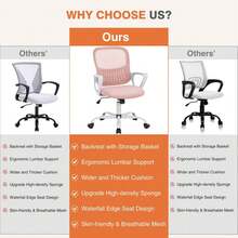 Sweetcrispy Ergonomic Drafting Chair Tall Standing Desk Office Chair - Pink + ABS+PC - View 4