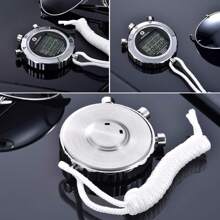 Digital Stopwatch,Laopao Handheld Large LCD Display Waterproof Daily Alarm 1/100 Second Precision Timer For Soccer Sports Training