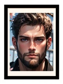 1 bức tranh chân dung anime cá nhân hóa nhân vật được cá nhân hóa, có khung chất lượng, phù hợp cho ảnh kỷ niệm của trẻ em, chân dung cặp đôi, quà tặng kỷ niệm được cá nhân hóa, quà tặng ngày lễ tình nhân, quà tặng - Nhiều màu - Xem 10