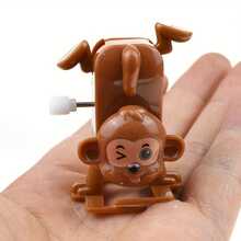 1pc Wind-Up Animal Wind-Up Monkey Toy Wind-Up Handstand Walking Cartoon Animal Toy - All Specifications - View 7