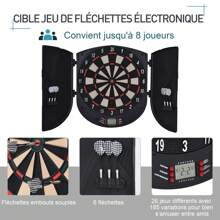 Fléchettes - Noir - Voir 6