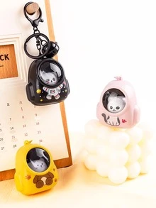 1PC Móc khóa đèn ngủ phát sáng dễ thương, Móc khóa ba lô phát sáng, Móc khóa xe hơi, Đồ dễ thương, Phụ kiện móc khóa - Nhiều màu - Xem 2