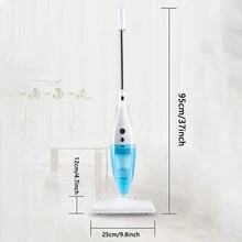 Máy hút bụi công suất cao 1 chiếc cho gia đình và ký túc xá, thiết kế cầm tay và dạng gậy 2 trong 1, lực hút mạnh 15KPA, động cơ 500W, sử dụng khô và ướt, tiếng ồn thấp, thích hợp cho lông thú cưng, sàn cứng và thảm, máy hút bụi không dây nhẹ 4 trong 1 - Phích cắm loại C của EU (220-240V) - Xem 3