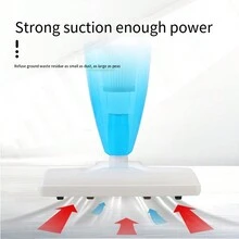 Máy hút bụi công suất cao 1 chiếc cho gia đình và ký túc xá, thiết kế cầm tay và dạng gậy 2 trong 1, lực hút mạnh 15KPA, động cơ 500W, sử dụng khô và ướt, tiếng ồn thấp, thích hợp cho lông thú cưng, sàn cứng và thảm, máy hút bụi không dây nhẹ 4 trong 1 - Phích cắm loại C của EU (220-240V) - Xem 8