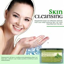 Xà phòng tinh dầu bạc hà GZE Xà phòng rửa mặt & cơ thể Thanh làm sạch sâu lỗ chân lông Cạo râu Tẩy tế bào chết Kiểm soát dầu thủ công Dưỡng ẩm cho mặt Sữa tắm dưỡng ẩm Bọt phong phú Dầu gội đầu làm mới bạc hà khi đi du lịch - màu xanh lá - Xem 3