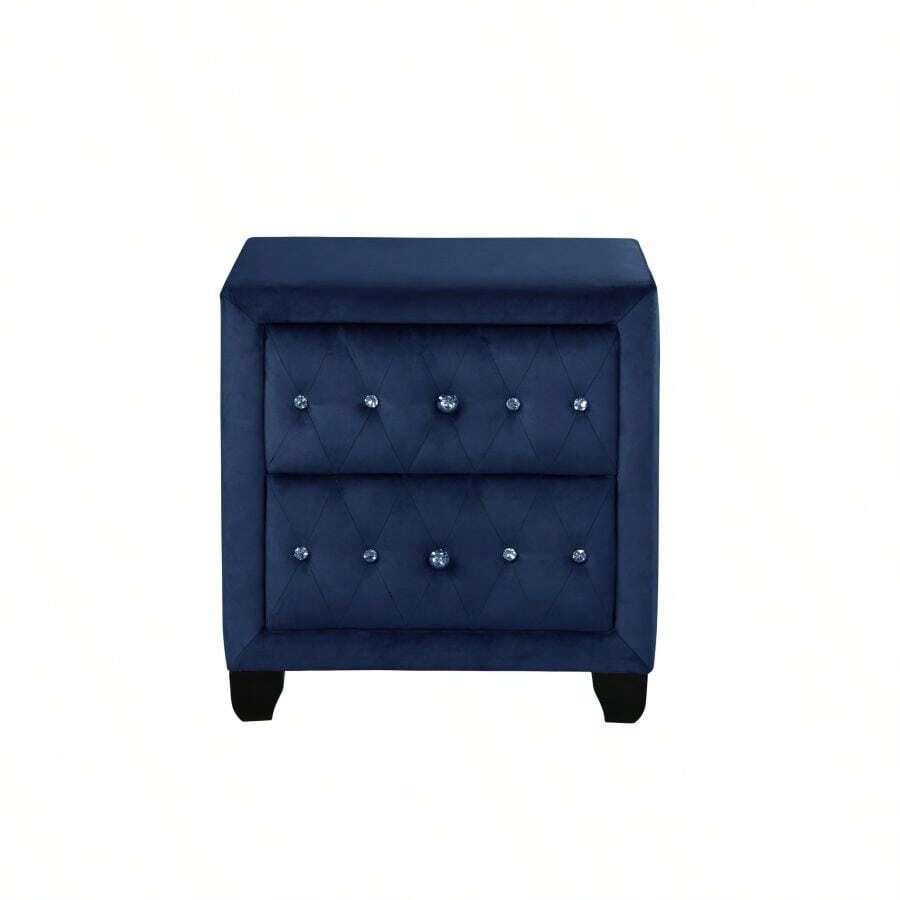 Modern Style Nightstand Made With Wood In Blue SHEIN USA