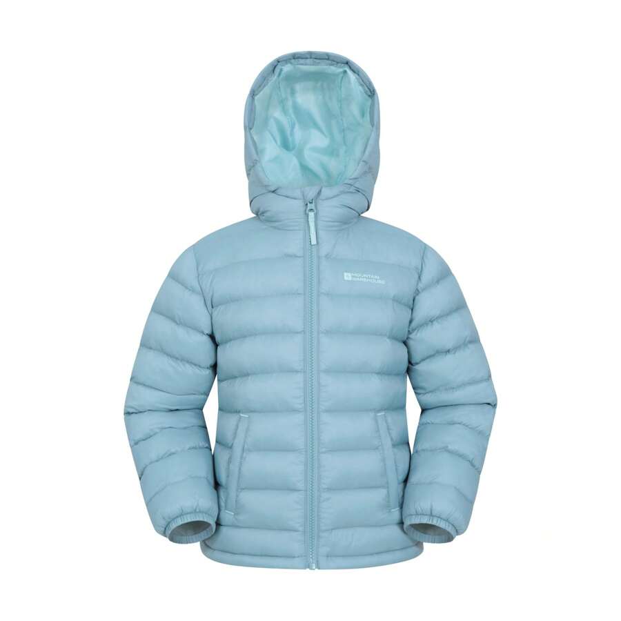 Mountain Warehouse Childrens/Kids Seasons II Padded Jacket (Pale Blue) - Baby Blue - View 1