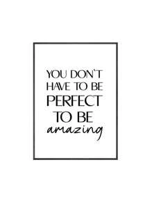 1pc Văn bản động lực Nghệ thuật tường Trích dẫn Tranh vải Áp phích và bản in Hình ảnh tường Bắc Âu cho phòng khách Trang trí nhà Không có khung - Nhiều màu - Xem 46