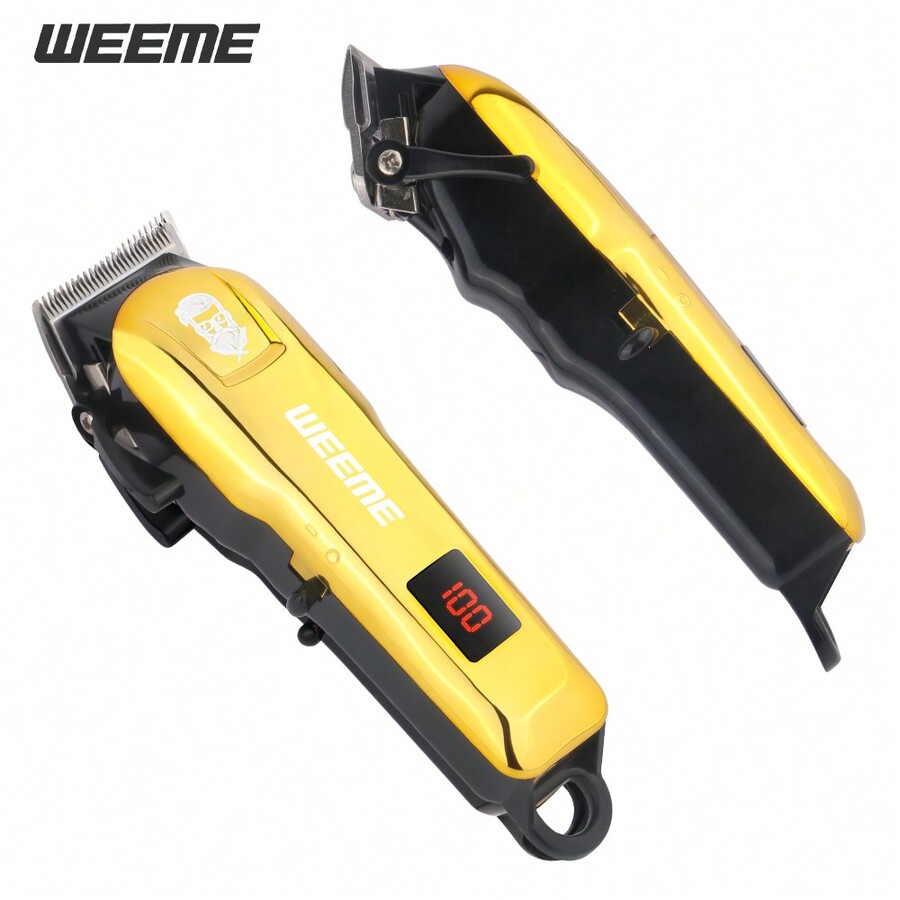 WEEME WEEME Professional Hair Clipper For Men, Gold HighEnd Men's Hair