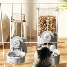 1 máy làm mát nước cho mèo, sản phẩm uống nước cho chó, bát treo cho chó, máy cho mèo ăn - Nhiều màu - Xem 1