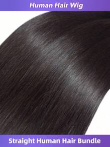 1Pc Pacotes 30 polegadas Cabelo Humano Weave Remy Natural Preto Liso Pacotes Não Processado Brasileiro Virgem Cabelo Humano Extensões Para Mulheres 10-30 Polegadas 90g/Pc