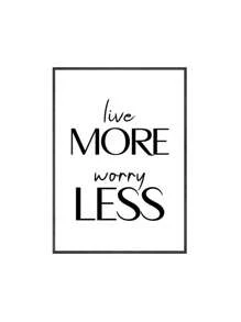 1pc Văn bản động lực Nghệ thuật tường Trích dẫn Tranh vải Áp phích và bản in Hình ảnh tường Bắc Âu cho phòng khách Trang trí nhà Không có khung - Nhiều màu - Xem 49