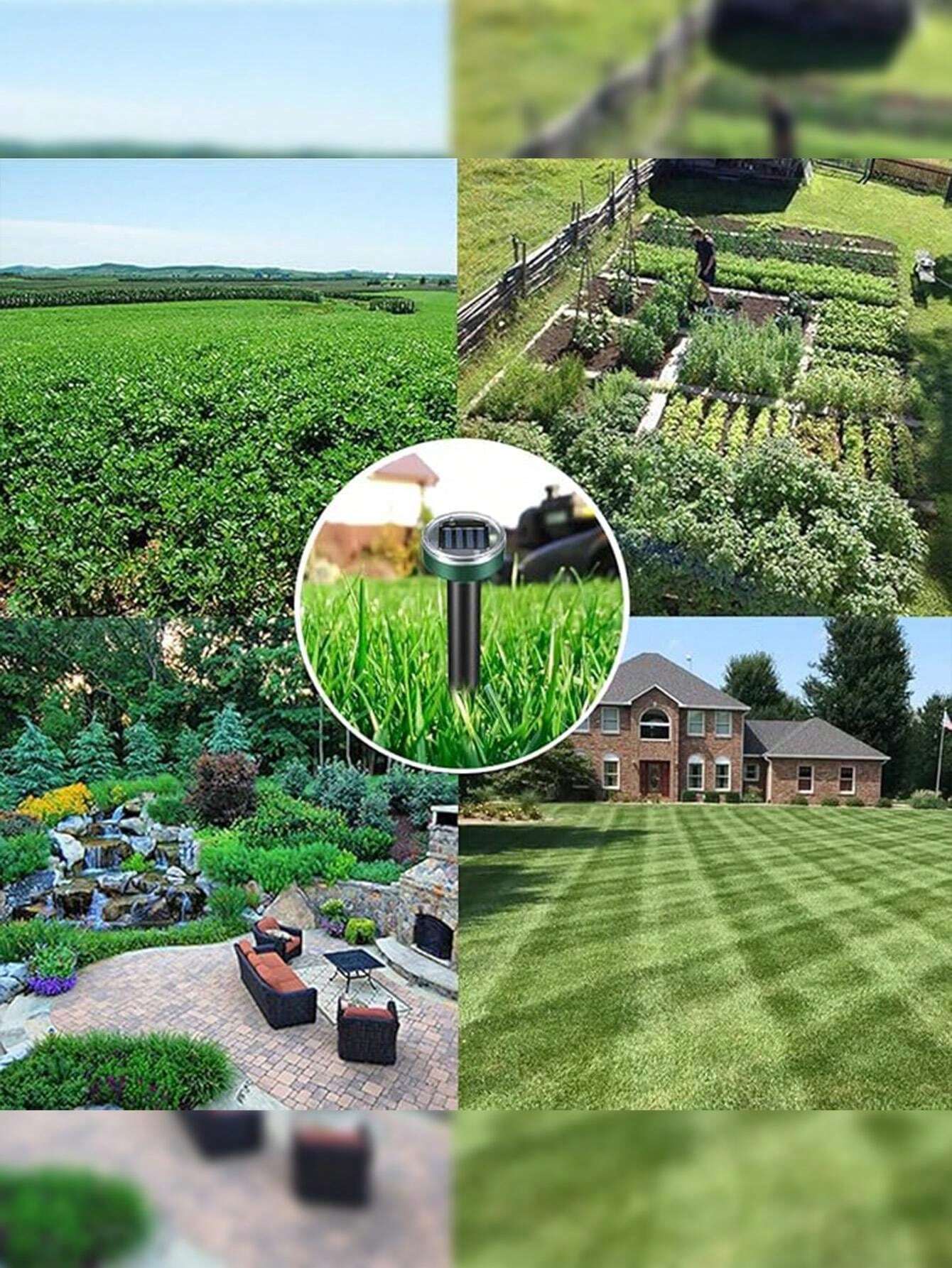 Mole Repellent For Lawns Outdoor, Solar Powered Mole Traps Snake Gopher