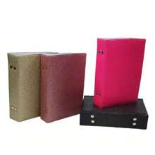 Album For 120 Photos 10x15 Glitter Leather Choose Your Favorite Album - 黑色 - 查看 3