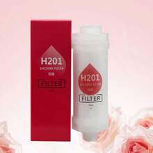 Home Times 家用香氛淋浴过滤器，香氛沐浴过滤器，维生素C淋浴喷头过滤器，适用于家庭浴室，氯氟化物淋浴过滤器有助于干燥皮肤和减少脱发（玫瑰、薰衣草）浴室配件浴室工具