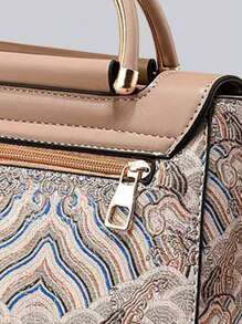 Bolso cuadrado pequeño con solapa de unicolor para mujer, bolso de hombro, bolso cruzado de moda mini, cartera de hombro con hebilla decorativa para mujer, bolso pequeño - Multicolor - Ver 11