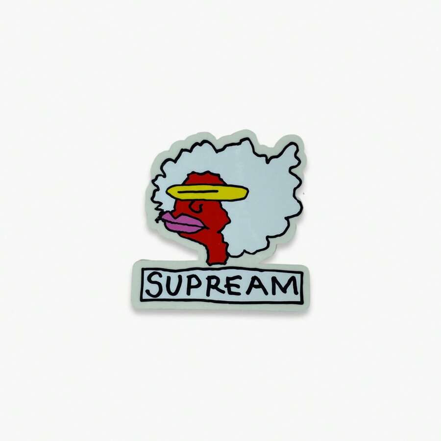 *DNR* Supreme Sticker 'Supream Gonz Head' White (FW17) - 彩色 - 查看 1