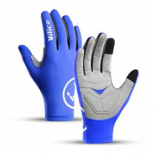 1 par de guantes de ciclismo de verano de estilo deportivo al aire libre, azul, para hombre y mujer, de la marca Vilico. Guantes finos y transpirables para MTB, con almohadilla antideslizante en la palma y compatible con pantalla táctil. Fabricados con tela transpirable y resistente, adecuados para fitness, running, levantamiento de pesas, voleibol, baloncesto, bádminton, ciclismo, escalada en montaña, baile, campamento al aire libre, pesca y bicicleta eléctrica. - Multicolor - Ver 9