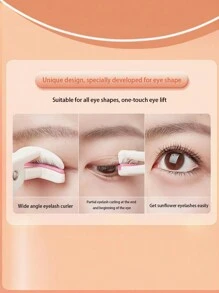 Eyelash Curler, Premium Plastic Eye Lash Curler, Without Pinching Or Pulling Lash Curler Makeup Tool For Women And Girls, Quick Natural Curling For Long Lasting