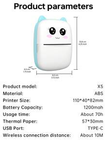 White Non-Sticky Printer Paper For Mini Printer - Multicolor - View 11