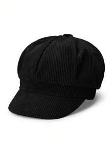 1pc Unisex Beret Hat, Octagonal Artist Cap, Newsboy Cap, Peaked Cap For Spring Autumn - Multicolor - View 14