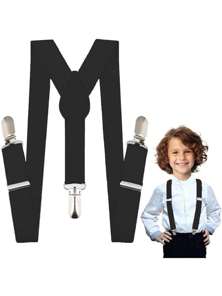 1 Stück verstellbare Hosenträger-Clips für Kinder/Kleinkinder, geeignet für Jungen und Mädchen von 1-12 Jahren, passend für Hochzeiten, Partys, Geburtstage, Weihnachten, Halloween, Schulveranstaltungen und den Alltag