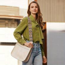HKCLUF 4055 Crossbody Bag Purse For Women Leather Handbag Wallet Set Waterproof Women Crossbody Bag With 2count Adjustable Guitar Strap Perfect For Back To School