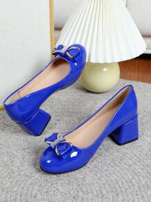 Pantofi moale, simpli, cu bowknot, pantofi casual confortabili pentru toate anotimpurile, mărimea 36-45 - Albastru - Vizualizare 8