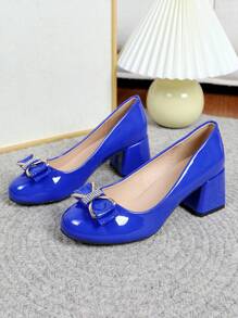 Pantofi moale, simpli, cu bowknot, pantofi casual confortabili pentru toate anotimpurile, mărimea 36-45 - Albastru - Vizualizare 7