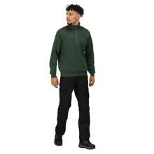 Regatta Mens Pro Quarter Zip Sweatshirt (Dark Green) - Dark Green - View 5