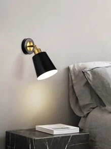 1 件床头阅读灯，可旋转 E27 插座壁灯，现代、简约、金属，适用于客厅、走廊、卧室、楼梯