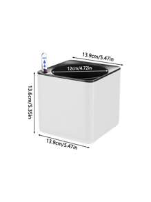 1 Pieza, Maceta con indicador de nivel de agua, Maceta autorriego, Maceta cuadrada con depósito de agua, Maceta cuadrada sin agua, Maceta de vivero, Sistema de riego automático para el jardín, Apto para macetas de interior y exterior