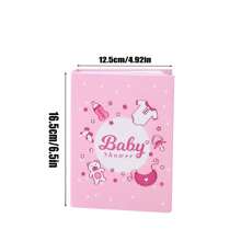 1 Pieza Álbum de Fotos con 100 Bolsillos, Álbum de Fotos de Dibujos Animados Lindo, Álbum de Fotos de Niños, Recuerdo del Crecimiento del Bebé, Recuerdo del Embarazo. Decoraciones y Regalos para Baby Shower, Regalos de Pascua. Cosas para Niñas/Niños