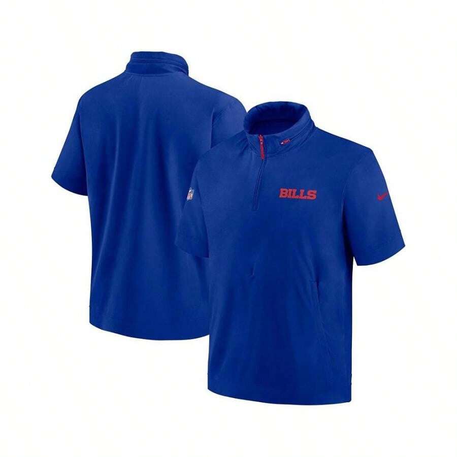 Nike Nike Men's Royal Buffalo Bills 2024 Sideline Coach Short Sleeve