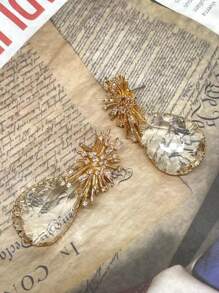 歐美風水晶耳環波西米亞吊墜,多用途、時尚,適合派對、情侶和朋友 - 彩色的 - 查看 6