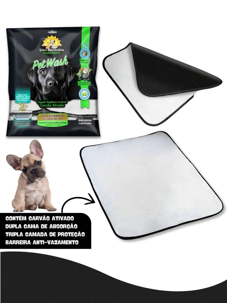 Washable Hygienic Mat With Activated Carbon Pet Wash - màu đen - Xem 1