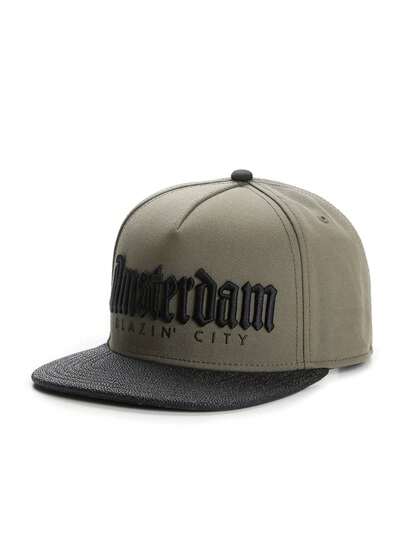 AMSTERDAM CAP Army Green Adjustable Hip Hop Snapback Hat For Men Women Adult Outdoor Casual Sun Baseball Cap Hat