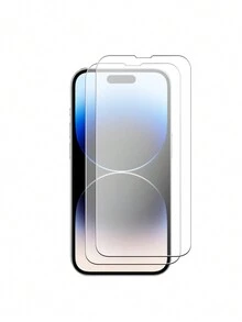 2 miếng kính cường lực bảo vệ màn hình chống sốc tương thích với các mẫu Apple IPhone 16/16Plus/16Pro/16Promax - Trong sáng - Xem 19
