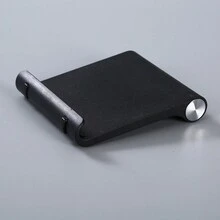 1 个懒散手机支架，桌面可调节创意支架，平板电脑手机支架，便携式折叠手机支架，采用 ABS 材料制成，适用于智能手机和平板电脑 - 创意设计，易于使用， - 黑色 - 查看 9