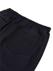 3 Pcs Mens Jogger Sweatpants With Drawstring Zipped Pockets Athletic Track Pants For Gym Running Workout - 黑色+深灰+軍綠 - 查看 10