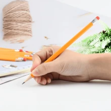 圣诞装饰 12 支卡通可爱铅笔带橡皮擦，符合人体工程学的圆轴，适合儿童和圣诞文具 - 多色 - 查看 4