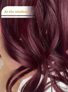 Clip In Synthetic Hair Extensions Long Wavy , Hair Extensions Clip In Hair Extensions22 Inch,Red Color