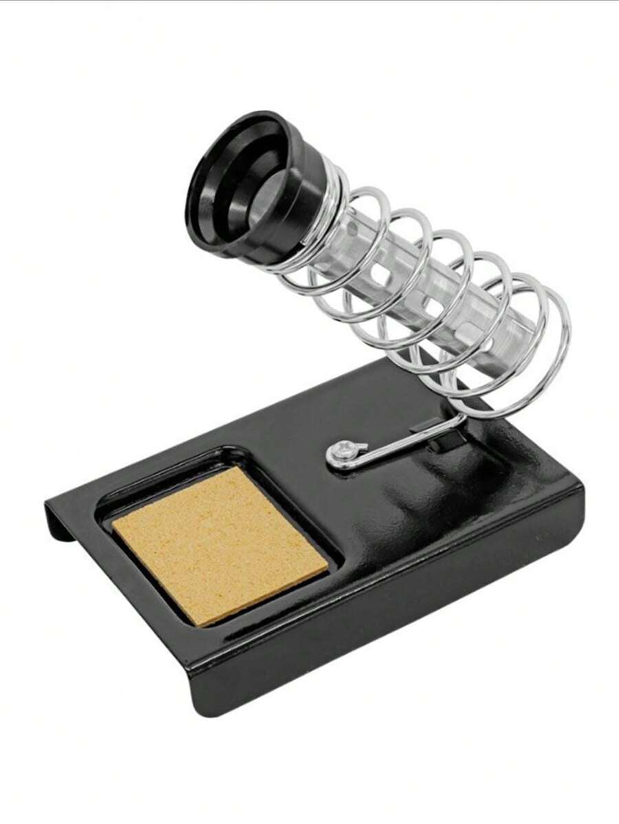 Support Base For Electric Or Wireless Soldering Iron For All Types Of Standard Pencil-Type Soldering Irons - Black - View 1
