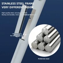 1件装硅胶马桶刷家用无盲点清洁刷可拆卸长柄马桶刷透气防漏平头软毛快干 - 一個裝 - 查看 6