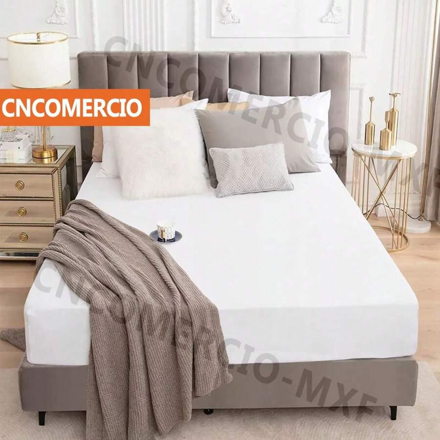 Protector De Colchón Impermeable Transpirable Tamaño Matrimonial