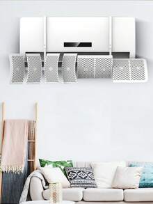 GSTARAM 窗式空调挡风玻璃，空调挂式出风口挡风玻璃，房间空调窗挡板，适用于所有壁挂式空调的空调机组挡板（基本无过滤器） - 白色 - 查看 8