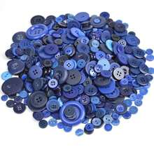 Approx. 50g Multi-Size(7mm-25mm) Multi-Color Resin Buttons DIY Handmade Buttons Craft Materials, Colorful Resin Buttons In Various Decorative Styles For Sewing Craft - Multicolor - View 14