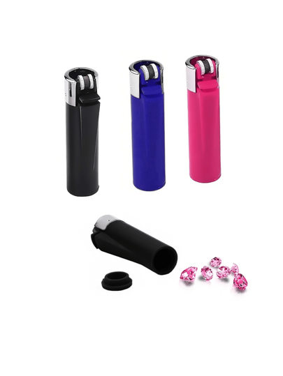 1pc Novelty Lighter Style Hidden Secret Storage Box, Suitable For Parties, Outdoor, Medicines, Jewelry, Cash & Other Valuables, Portable Accessories Storage